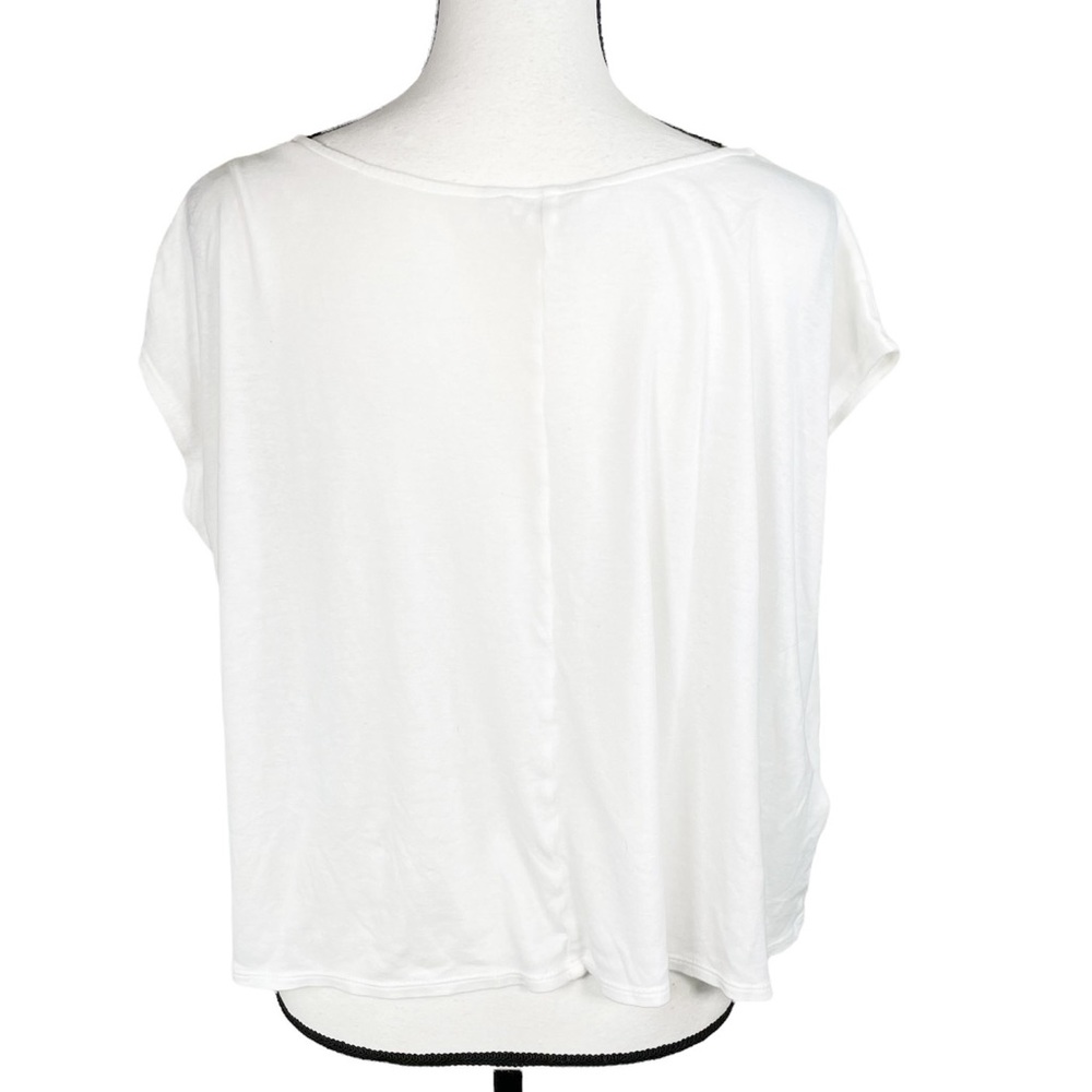 Bcbgeneration White Relaxed Crop Top - image 3